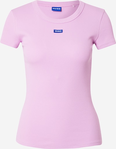 HUGO Majica 'Easy' u kraljevsko plava / svijetloroza / bijela, Pregled proizvoda