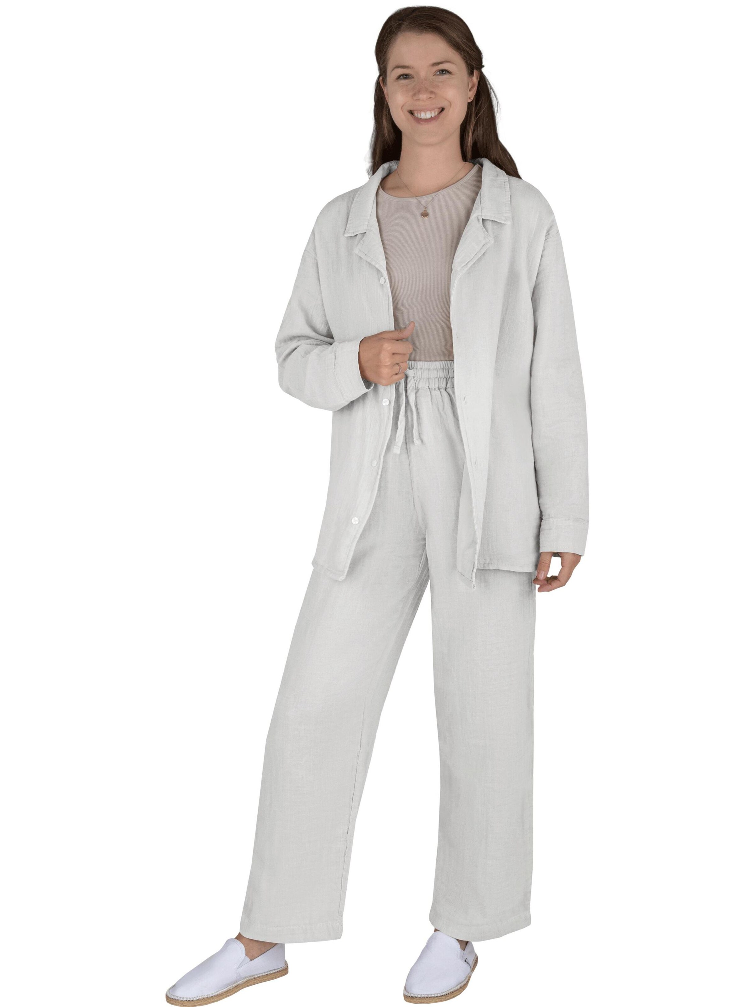 Loosefit Pantaloni di Janice in bianco