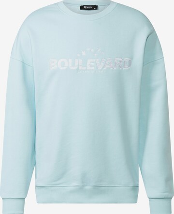 blvrd-clothing Classic Drop Sweater in Blau: predná strana