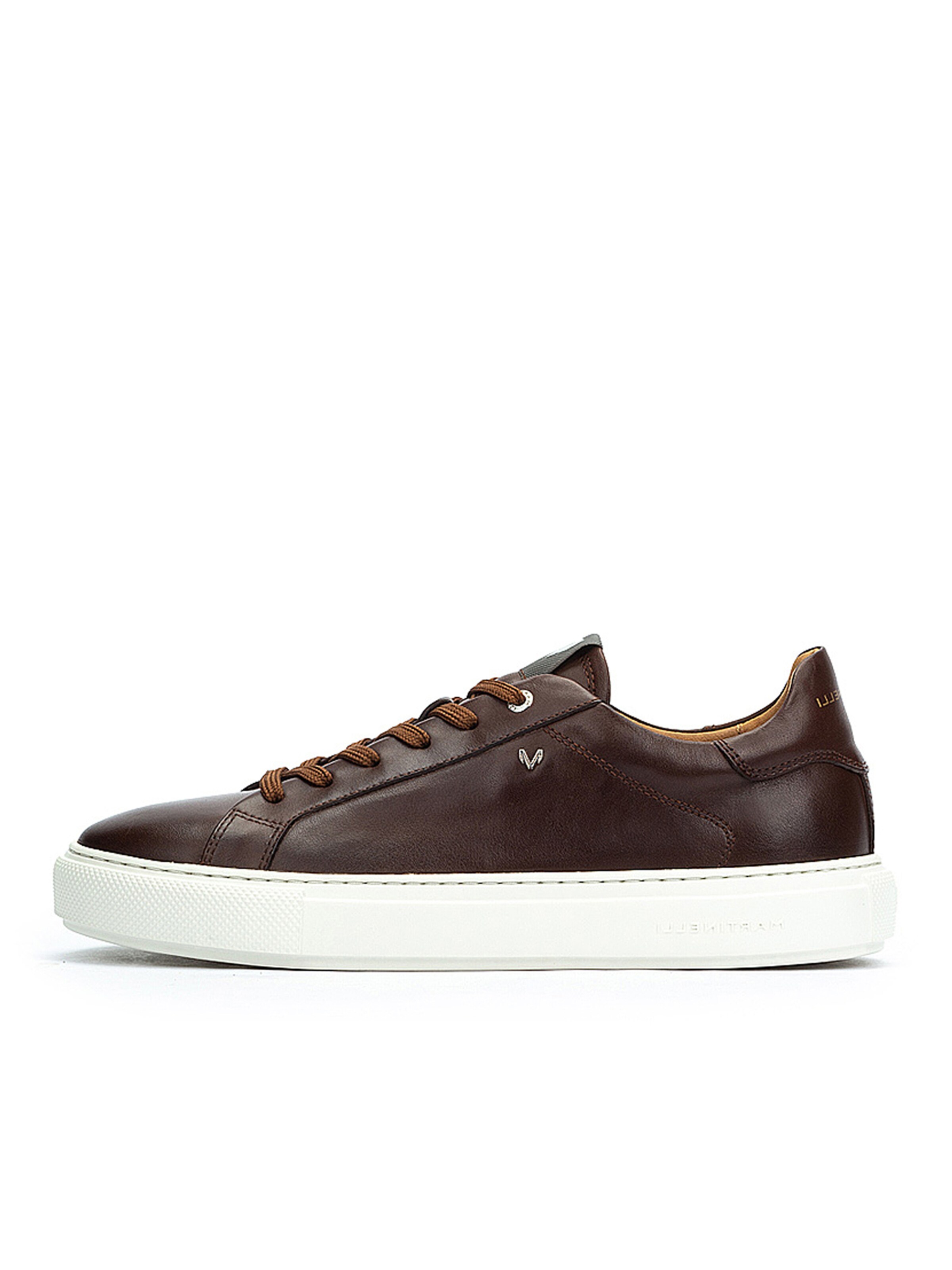 Baskets basses 'Hastings' Martinelli en marron : devant