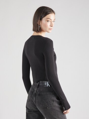 Calvin Klein Jeans Pullover in Schwarz