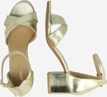 ABOUT YOU Sandals 'Dina' in Gold