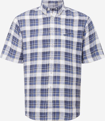 FYNCH-HATTON Regular fit Button Up Shirt in Blue: front