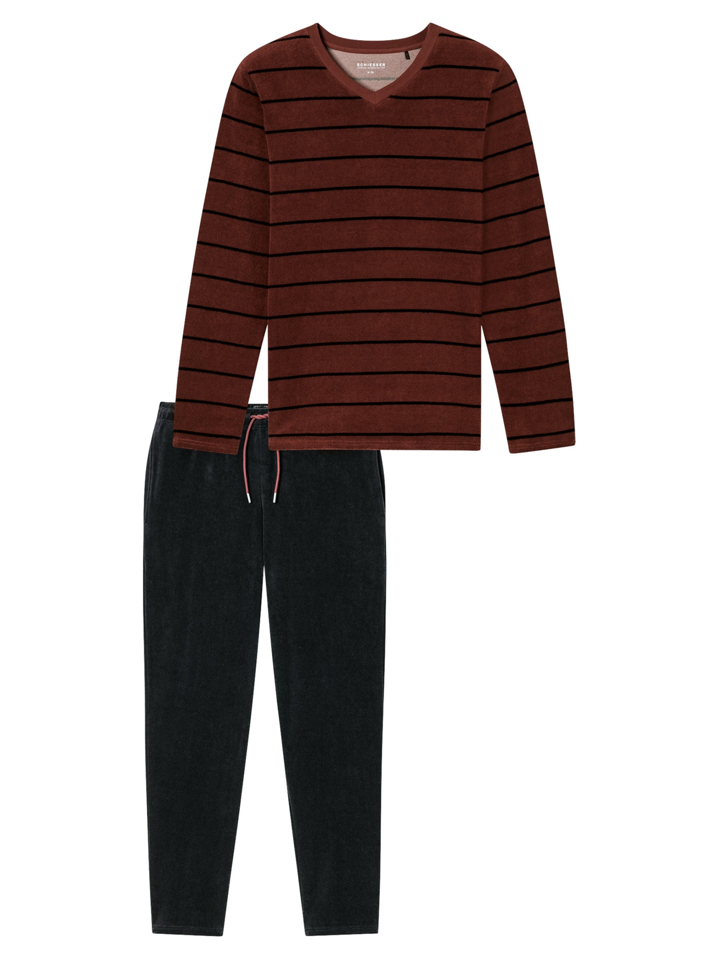 Pyjama long SCHIESSER en mélange de couleurs : devant