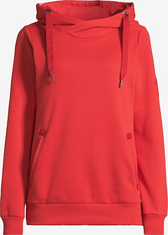 salzhaut Sweatshirt 'Sünn' in Rot: Vorderseite