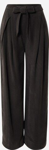 ABOUT YOU Wide leg Pleat-front trousers 'Ria' in Black: front