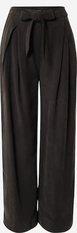 ABOUT YOU - Pierna ancha Pantalón plisado 'Ria' en negro: frente