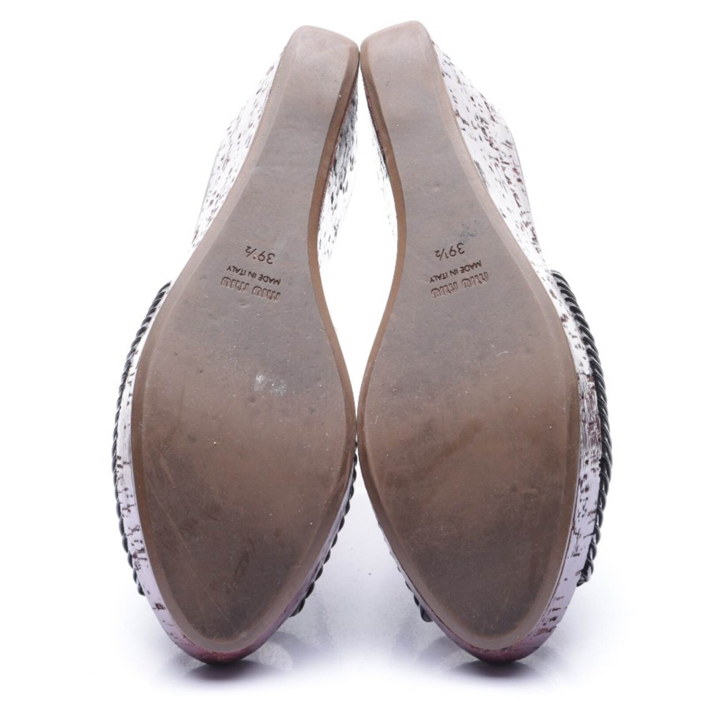 Miu Miu Sandaletten 39,5 in Schwarz