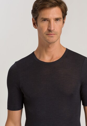 Hanro T-Shirt 'Woolen Silk' in Grau