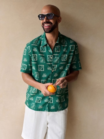 Regular fit Camicia di Next in verde