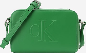 Geantă de umăr de la Calvin Klein Jeans pe verde: față