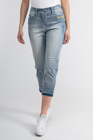 Recover Pants Slimfit Jeans in Blau: Vorderseite