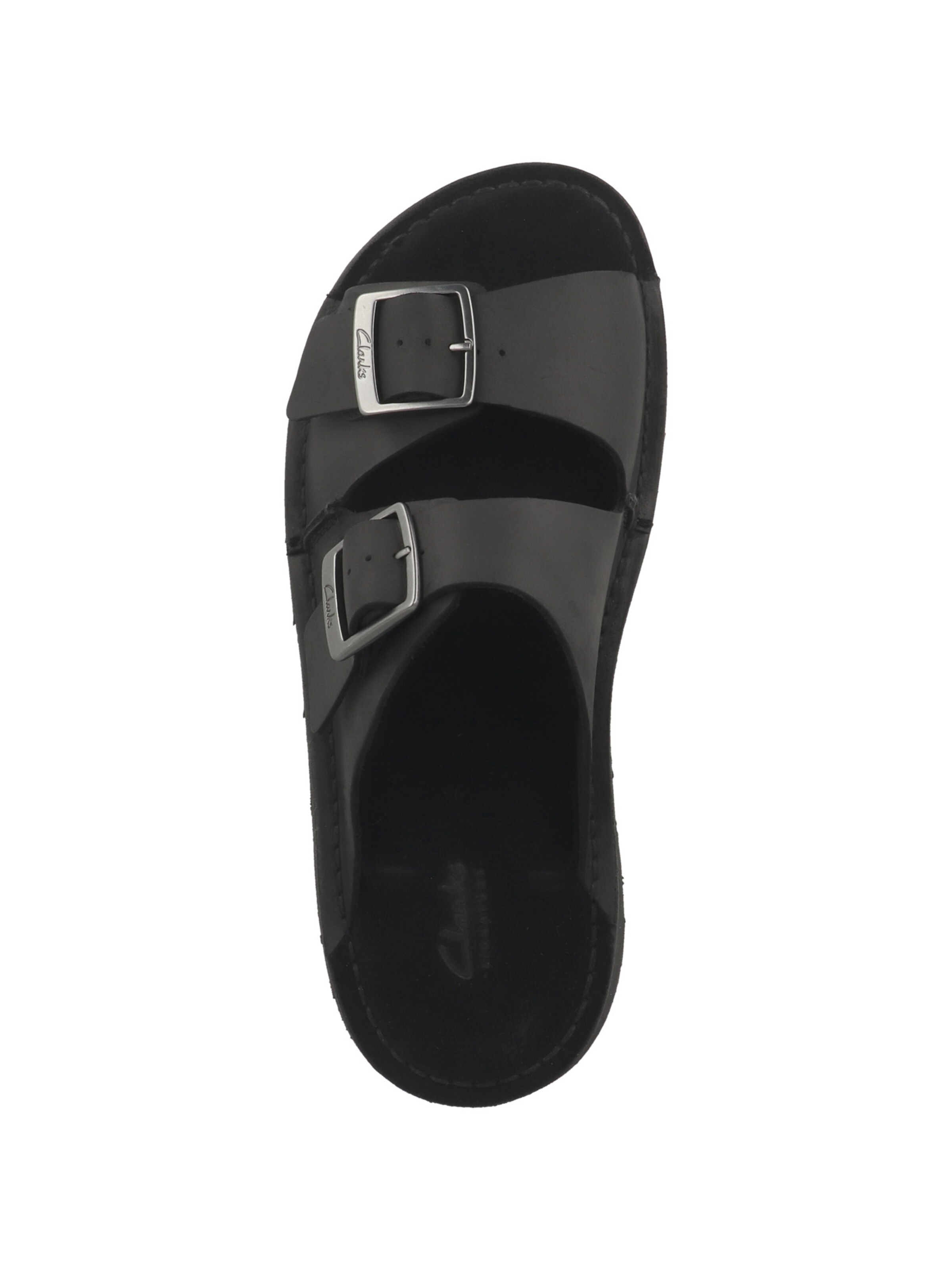 CLARKS - Sapato aberto 'Solsbury' em preto