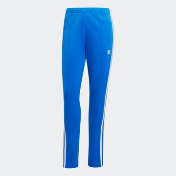 ADIDAS ORIGINALS Slim fit Trousers 'Adicolor SST' in Blue: front