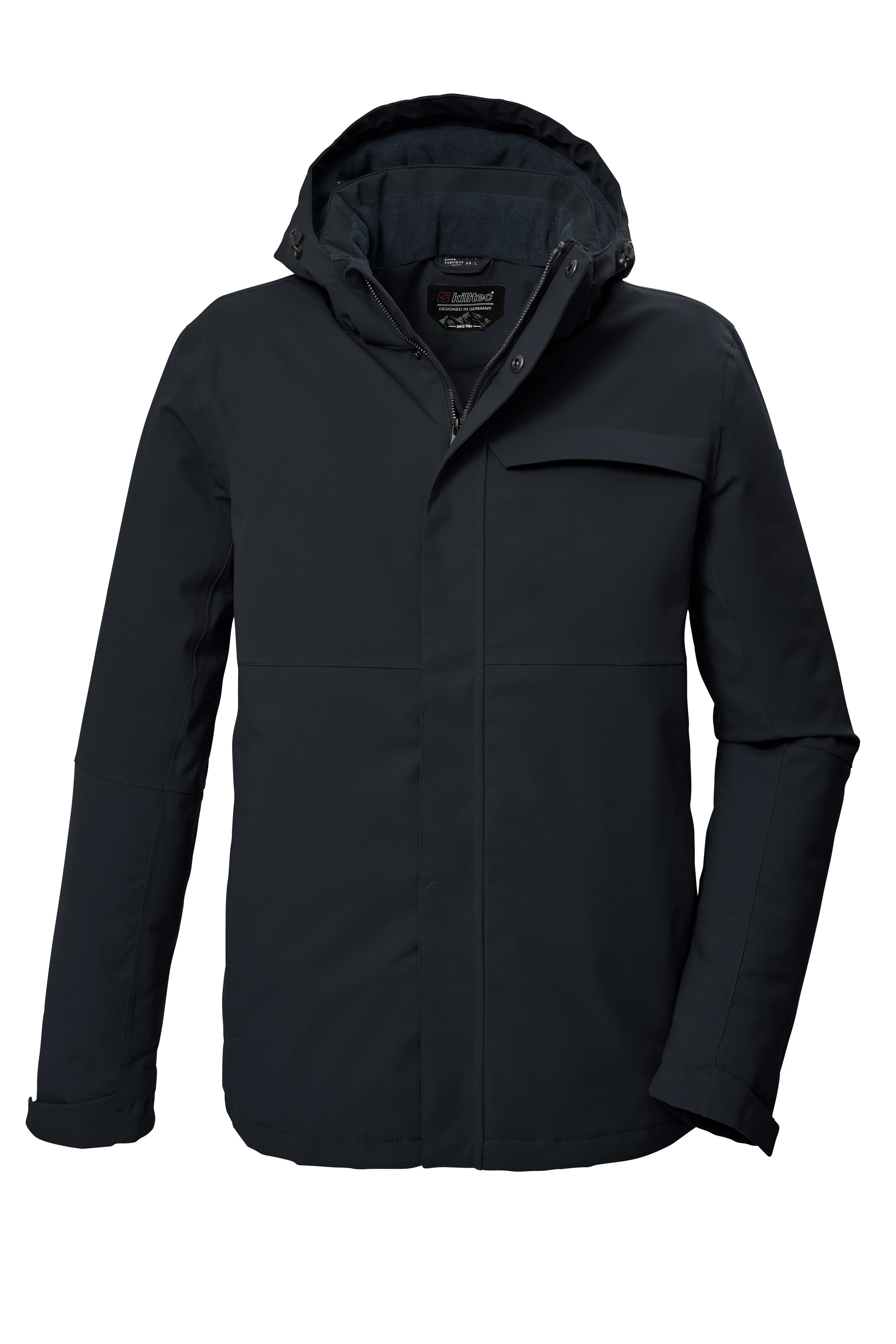 KILLTEC Performance Jacket in Black: front
