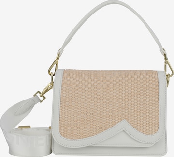 BOGNER Schoudertas 'Bex Rafia Eartha' in Wit: voorkant