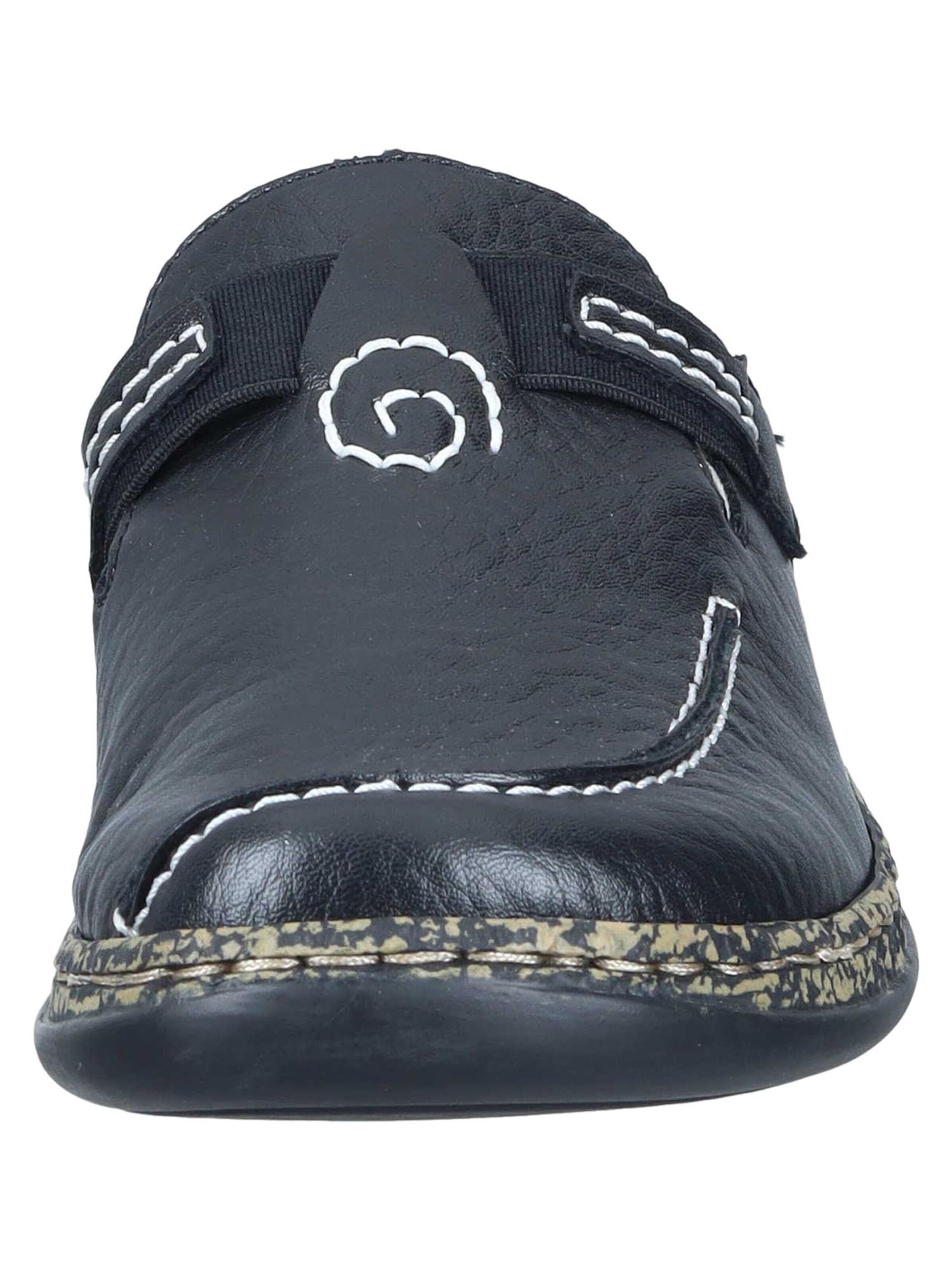 Rieker Clogs 'Basic' in Zwart