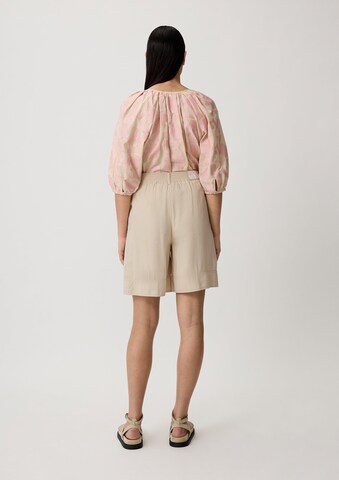 comma casual identity Loosefit Shorts in Beige: zadná strana