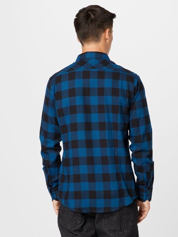 Regular fit Camicia di Urban Classics in blu