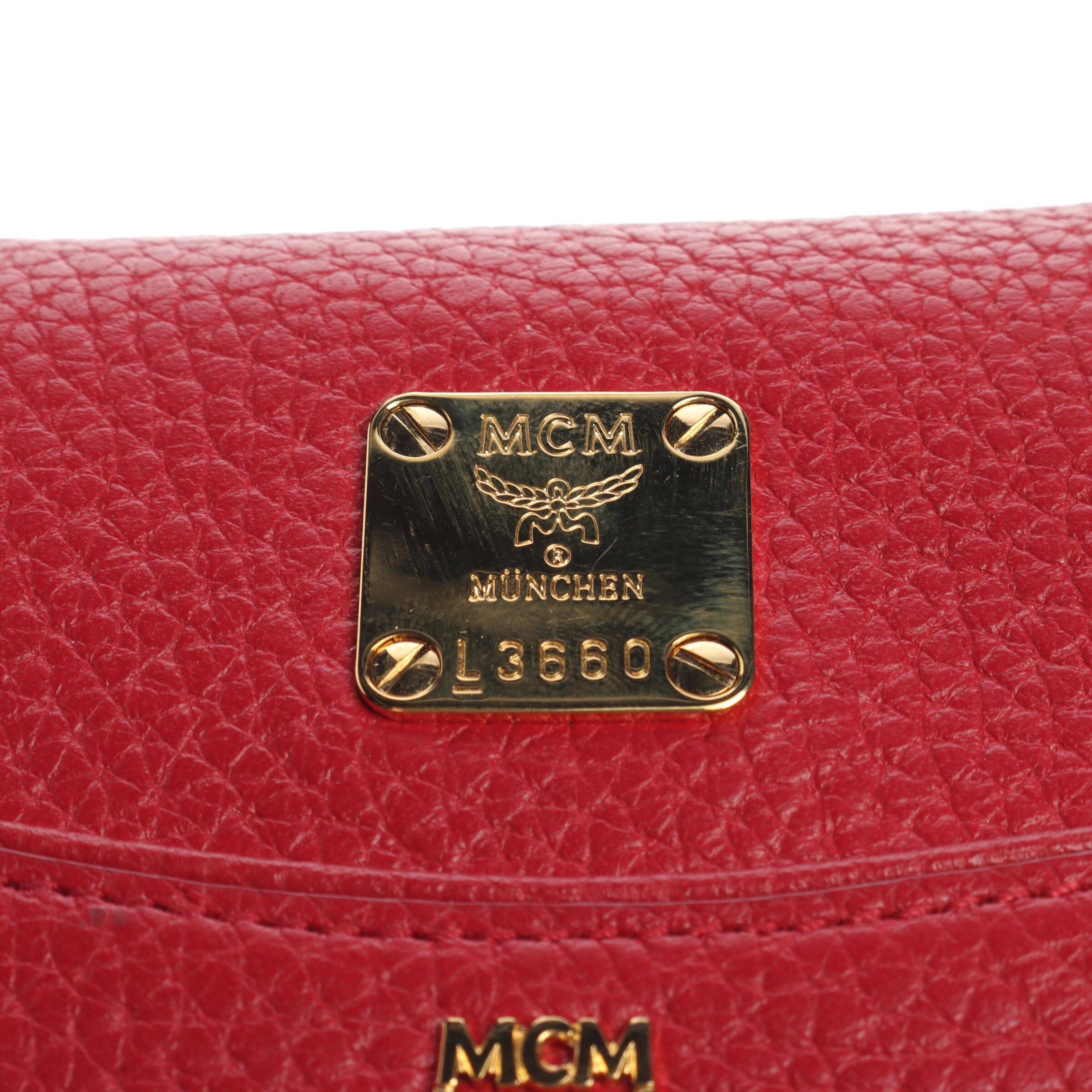 MCM Small Leather Goods in One size in Red