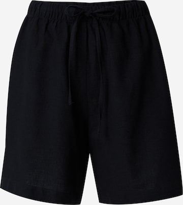 Loosefit Pantaloni di Monki in nero: frontale