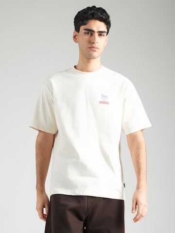 Woodbird Tričko 'Baine Noodle' - Biela