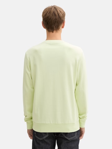 TOM TAILOR Sweatshirt in Green