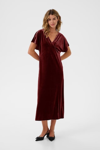 Cream Dress 'CRFrosty' in Red: front