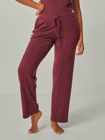 YOU LOOK PERFECT Loosefit Hose 'Elisa' in Rot: Vorderseite