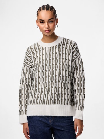 PIECES - Jersey 'PCRIGMOR' en blanco: frente