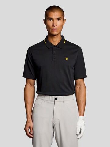 Lyle & Scott Functioneel shirt '1874' in Zwart: voorkant