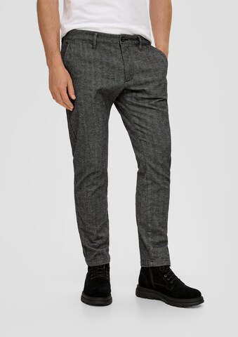 s.Oliver Slimfit Hose in Grau: Vorderseite
