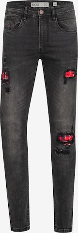 INDICODE JEANS Skinny Jeans 'Ralph' in Zwart: voorkant