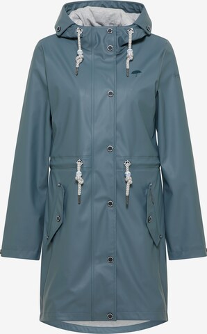 Manteau fonctionnel Schmuddelwedda en bleu : devant