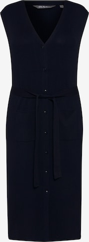 Ulla Popken Gebreid vest in Blauw: voorkant