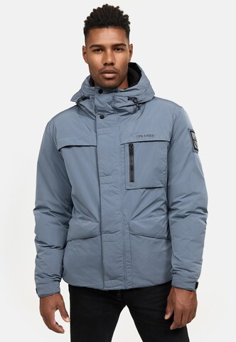 STONE HARBOUR Winterjas in Blauw: voorkant