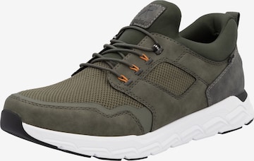 Baskets basses Rieker en vert : devant