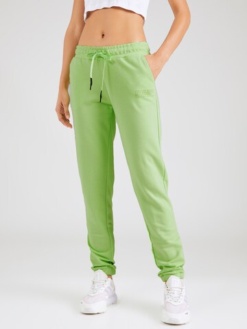 Soccx Tapered Broek in Groen: voorkant