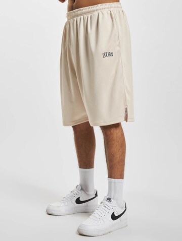 DEF Loosefit Shorts in Beige: Vorderseite