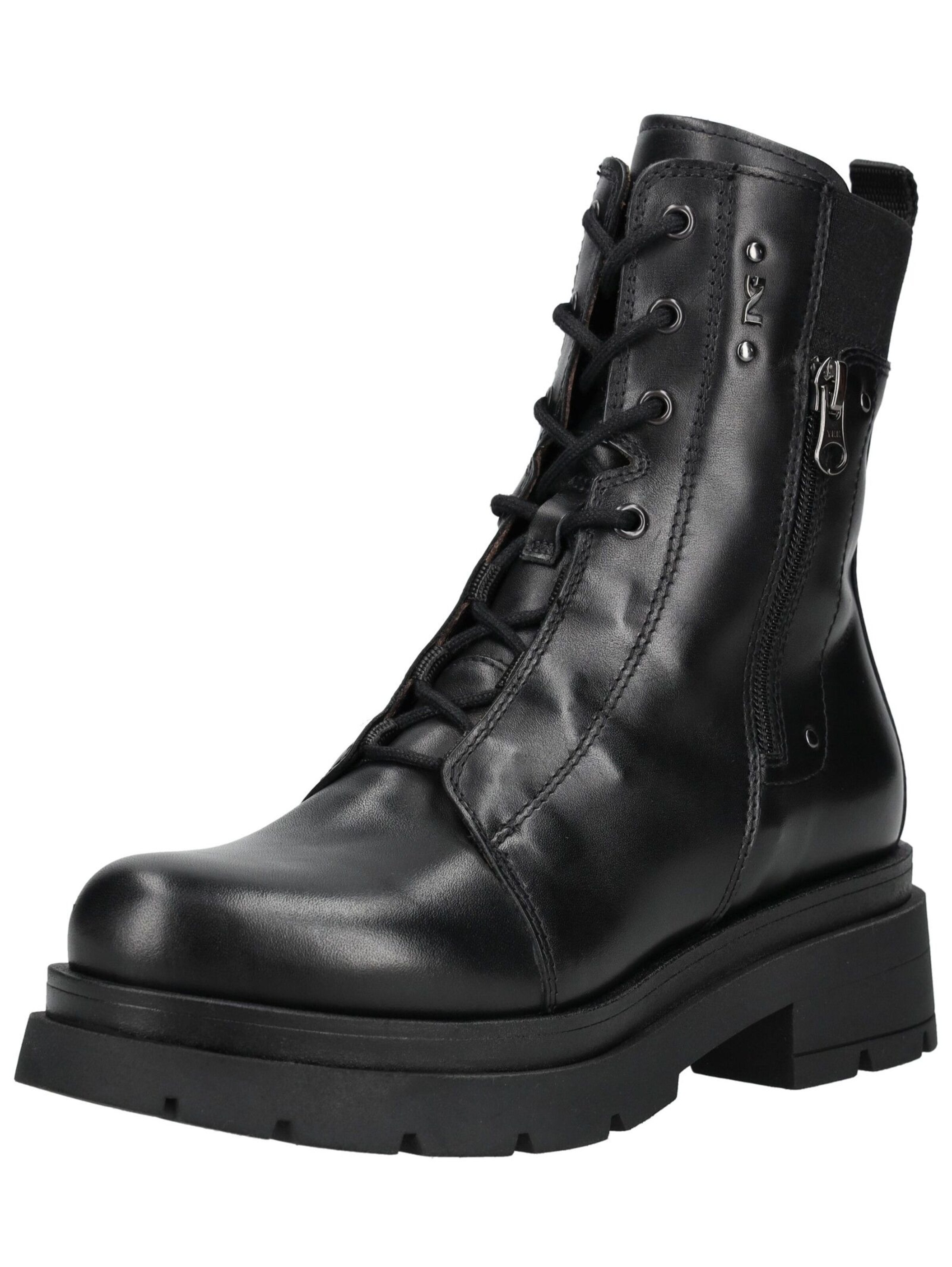 Bottines à lacets Nero Giardini en noir : devant