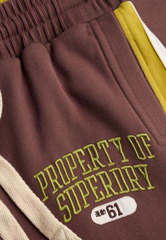 Wide Leg Pantalon Superdry & Co en marron
