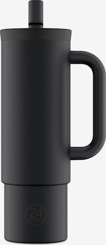 24Bottles Drinking bottle 'Straw' in Black: front