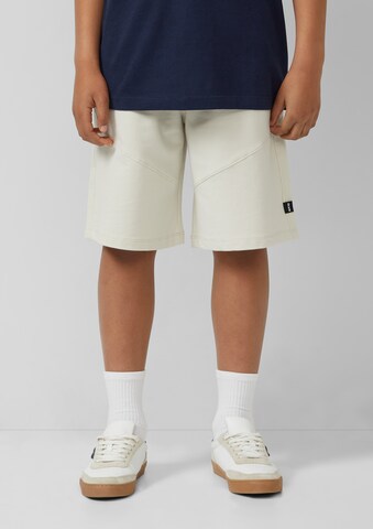 s.Oliver Wide leg Broek in Beige: voorkant