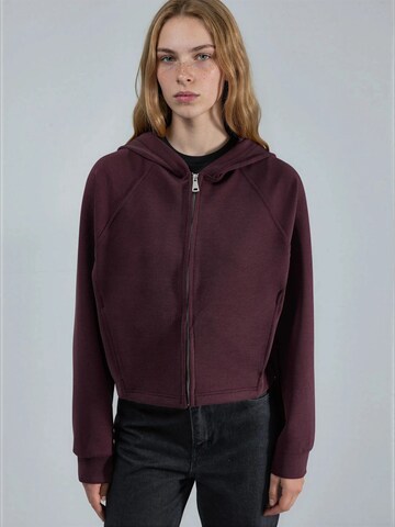 Giacca di felpa di Busem in rosso: frontale