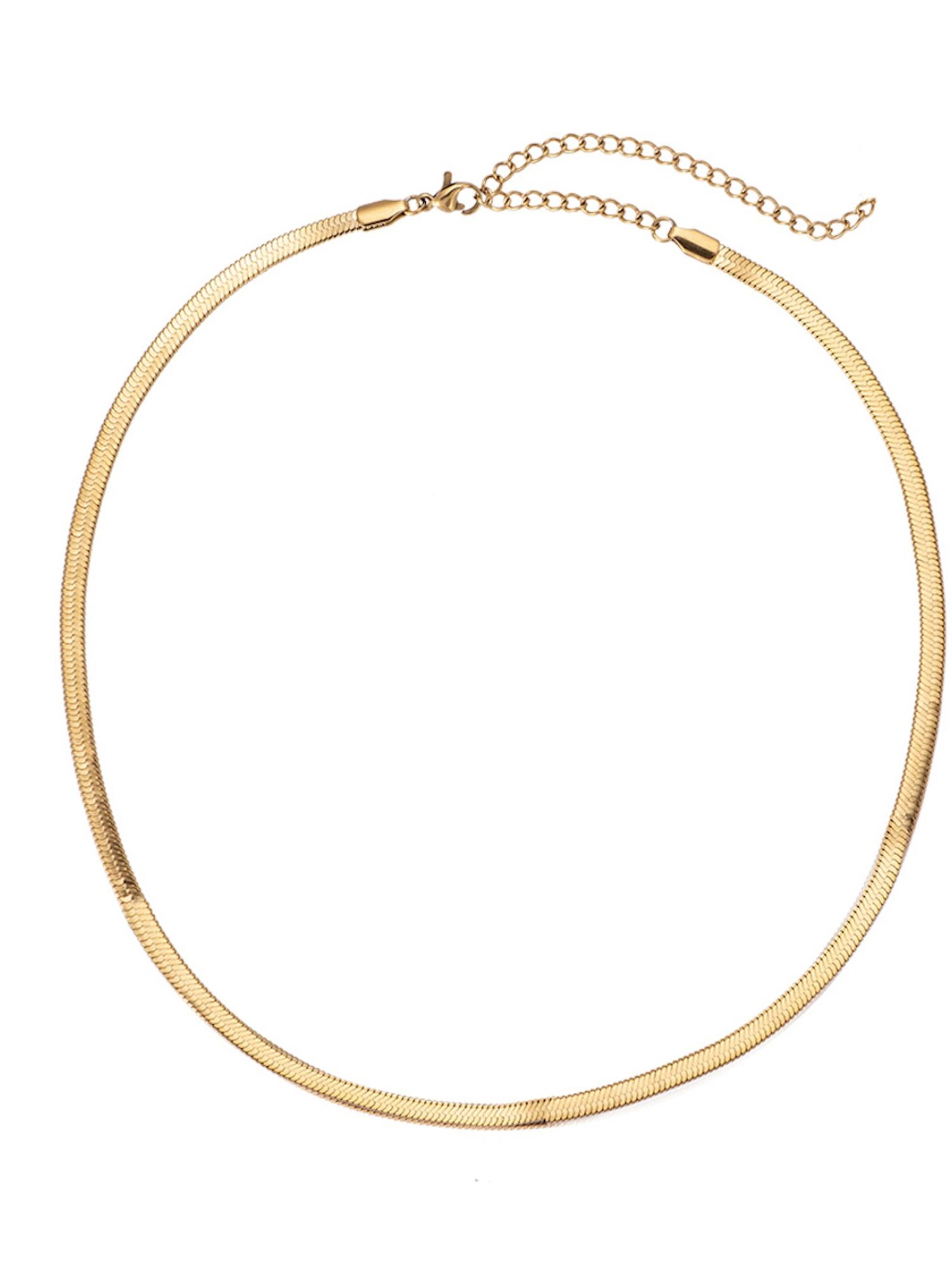 Cala Rose Necklace 'SLEEK SNAKE' in Gold: front