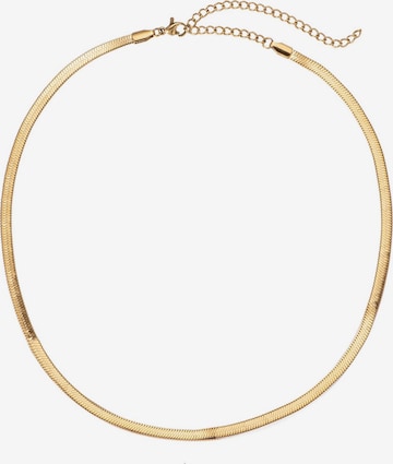 Chaîne 'SLEEK SNAKE' Cala Rose en or : devant