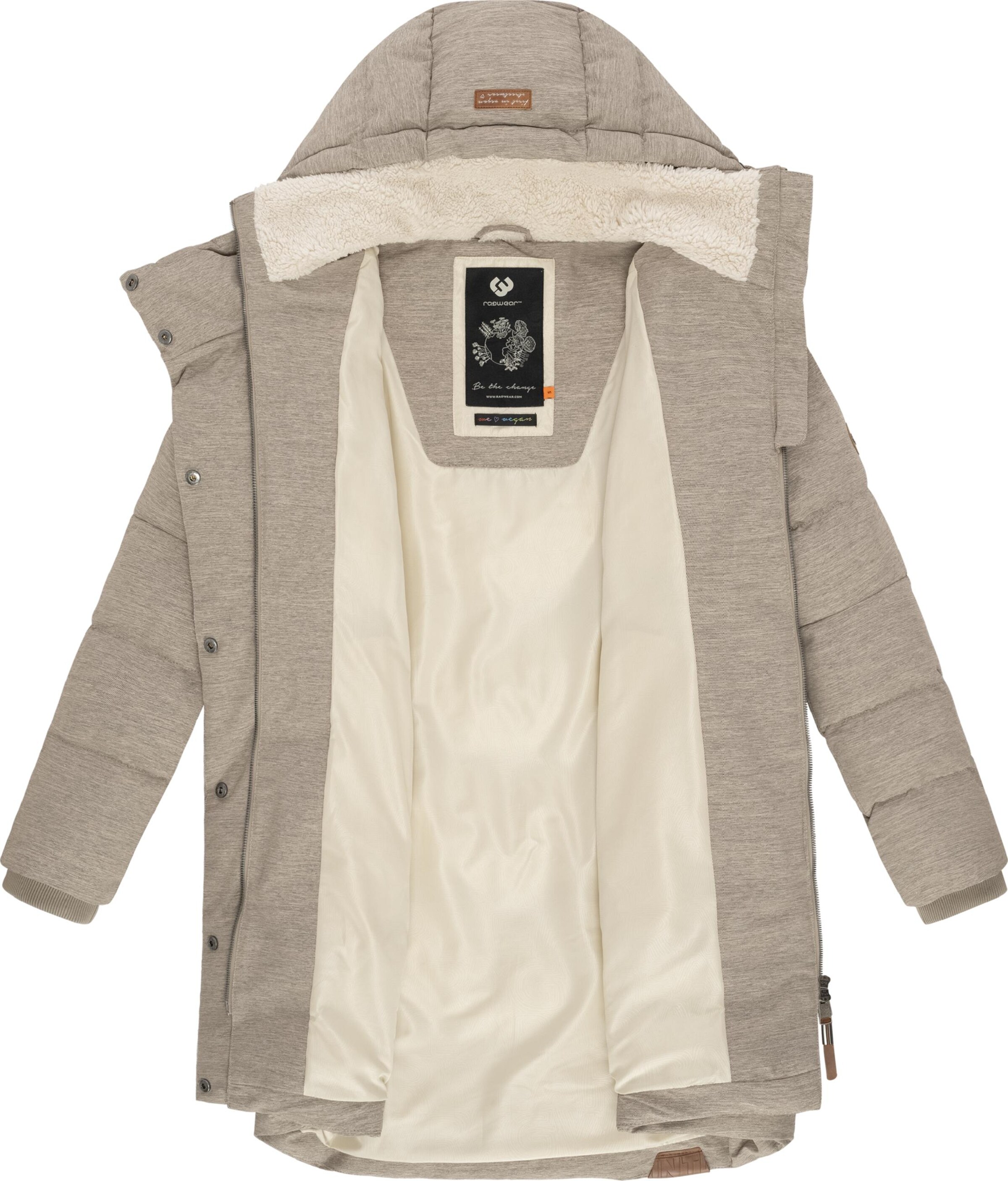 Ragwear Wintermantel 'Pavla' in Beige
