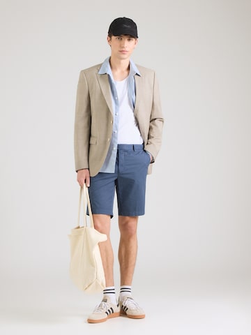 Hackett London Regular Chino in Blauw