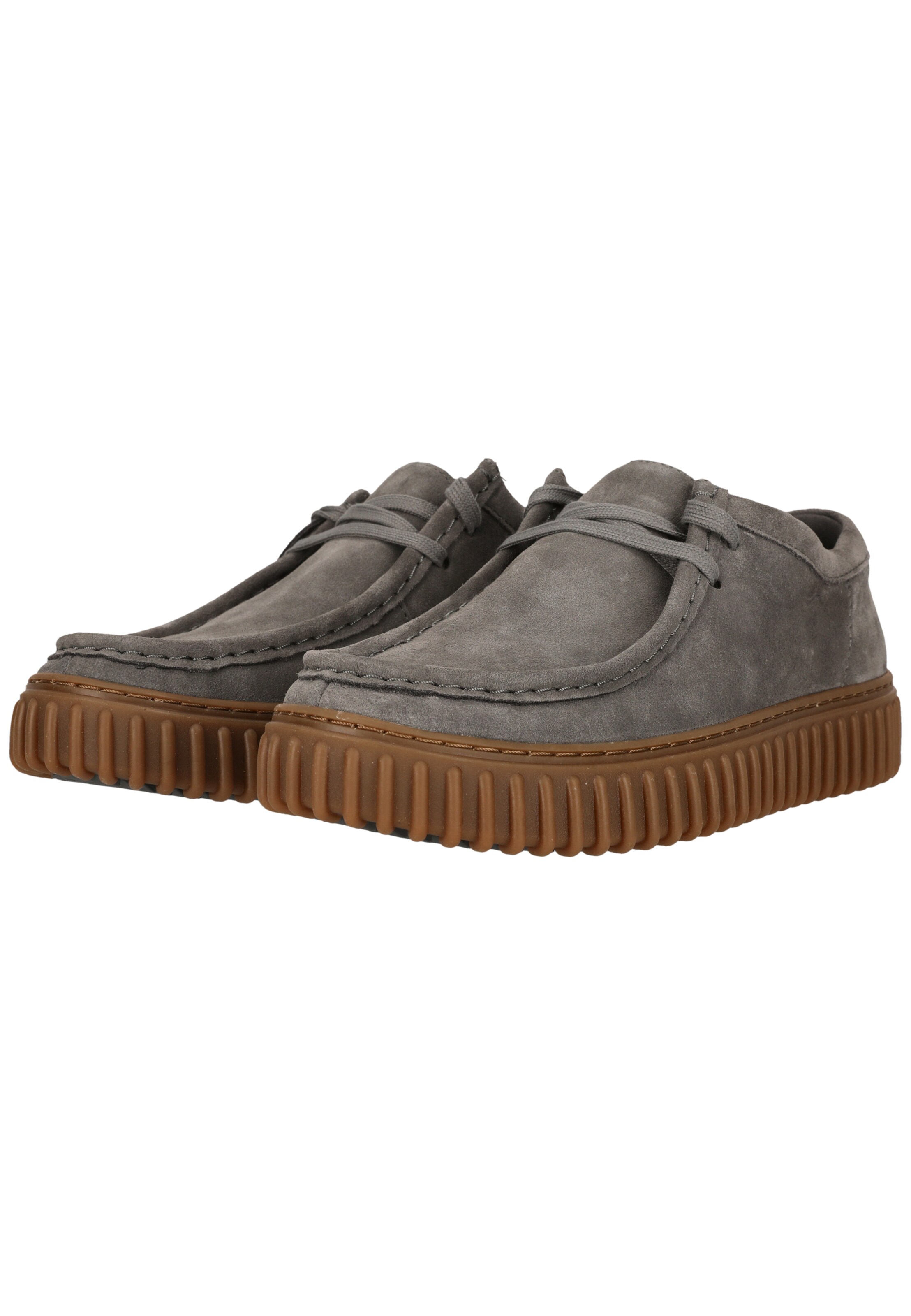 CLARKS Lace-up shoe 'Torhill Lo' in Grey