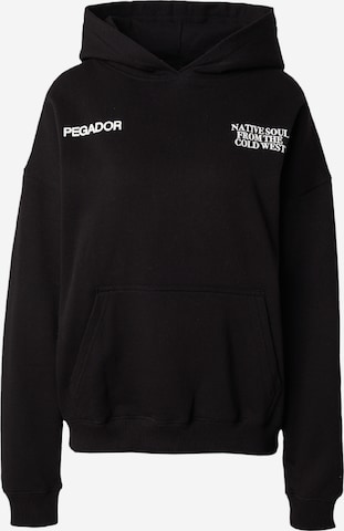 Pegador Sweatshirt 'CADOGAN' in Zwart: voorkant